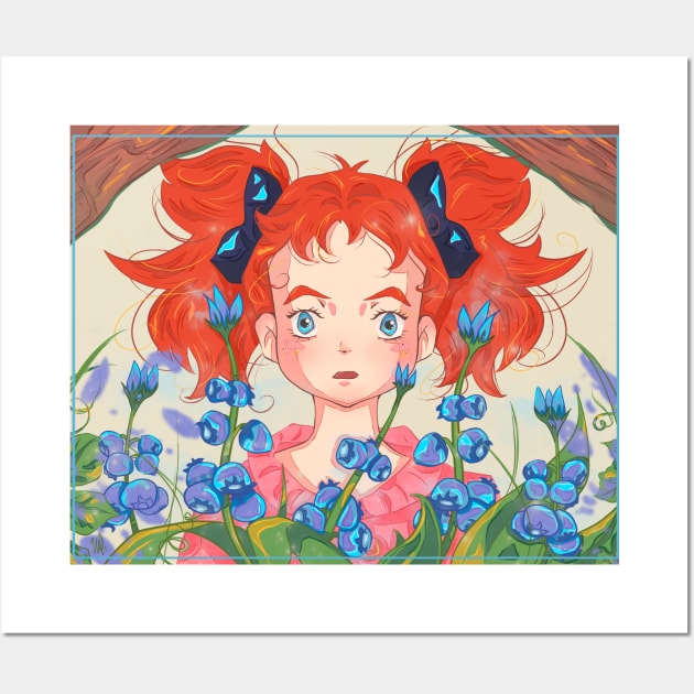 Mary and the witch's flower. Wall Art by SharandinaArt